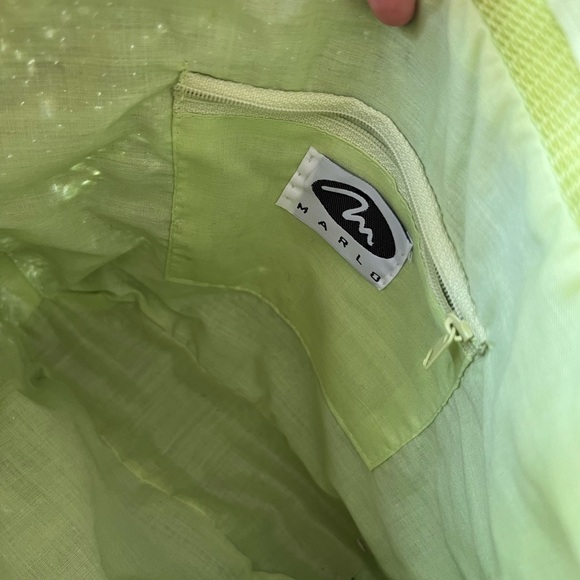 Y2K Floral Straw Purse - Picture 4 of 4